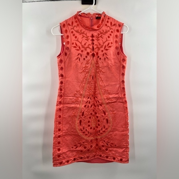 Nanette Lepore Women's Hes My Muse Cocktail Party Linen Dress Size 0 MSRP $595 - Picture 12 of 15